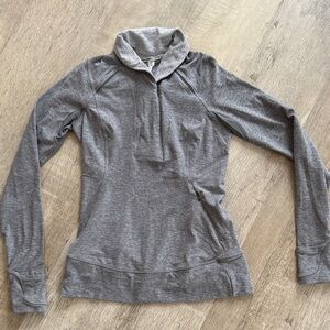 lululemon athletica Charcoal Long Sleeve Top
